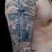 Tattoos - Seattle/Washington state sleeve - 78240